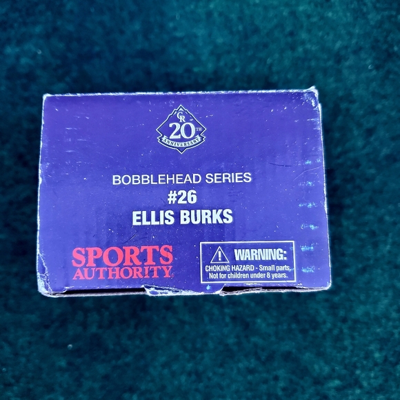 Ellis Burks 26 Colorado Rockies, Bobblehead, 2013, 20th Anniversary, - Picture 9 of 9